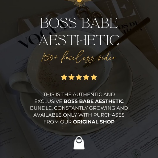 Boss Babe Aesthetic: 150+ Faceless Reels Collection